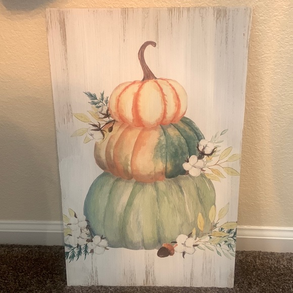burton+BURTON Other - NWOT Harvest Picture on Wood - So Pretty for Fall! By burton+BURTON